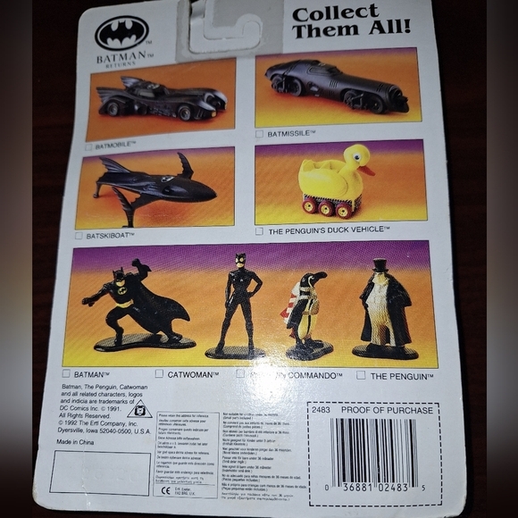 An Ertl Batman Returns "The Penguin" die cast figurine. New in Box. - Picture 2 of 2